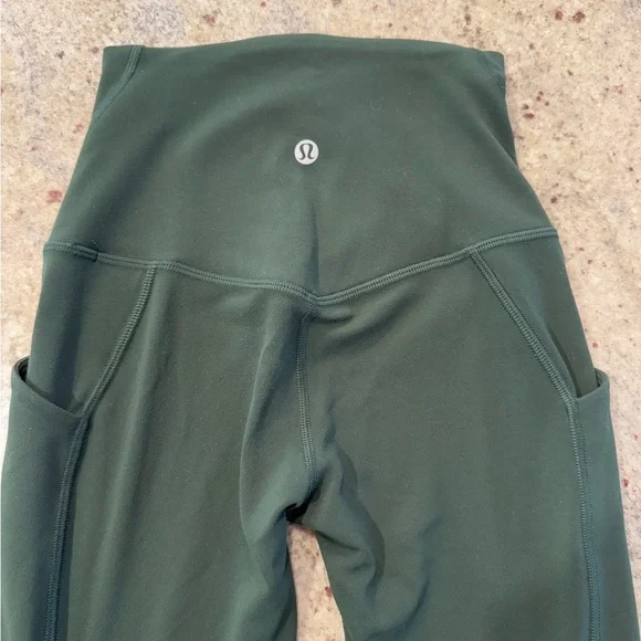 Lululemon‎ Align High-Rise Pant with Pockets 25" Legacy Green - Picture 4 of 6
